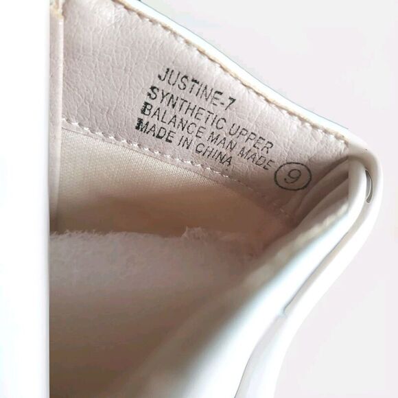 Chase & Chlo Western Boots Women's Size 9 White Rhinestone Tassel Justine New - Picture 10 of 10